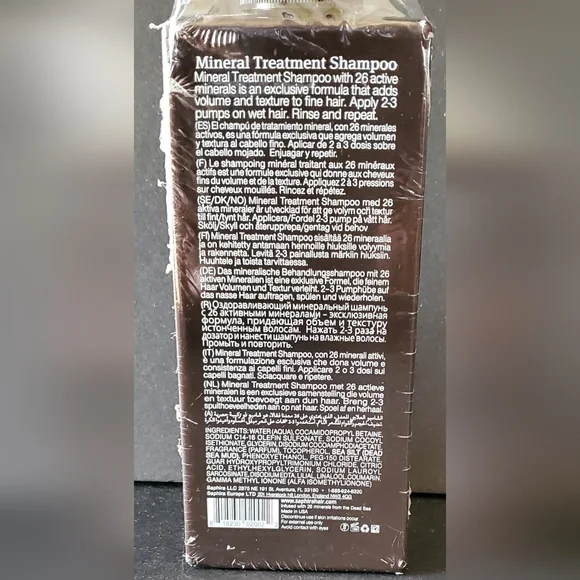Saphira Mineral Treatment Shampoo 8.5 oz New- Still shrink-wrapped. - Picture 2 of 4